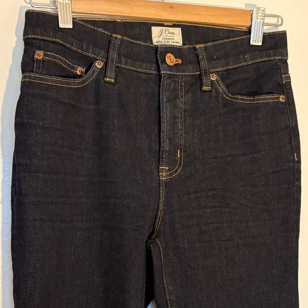 J. Crew Lookout high rise skinny jeans, 27